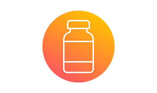 Novartis Icon Bottle Roundel Orange RGB